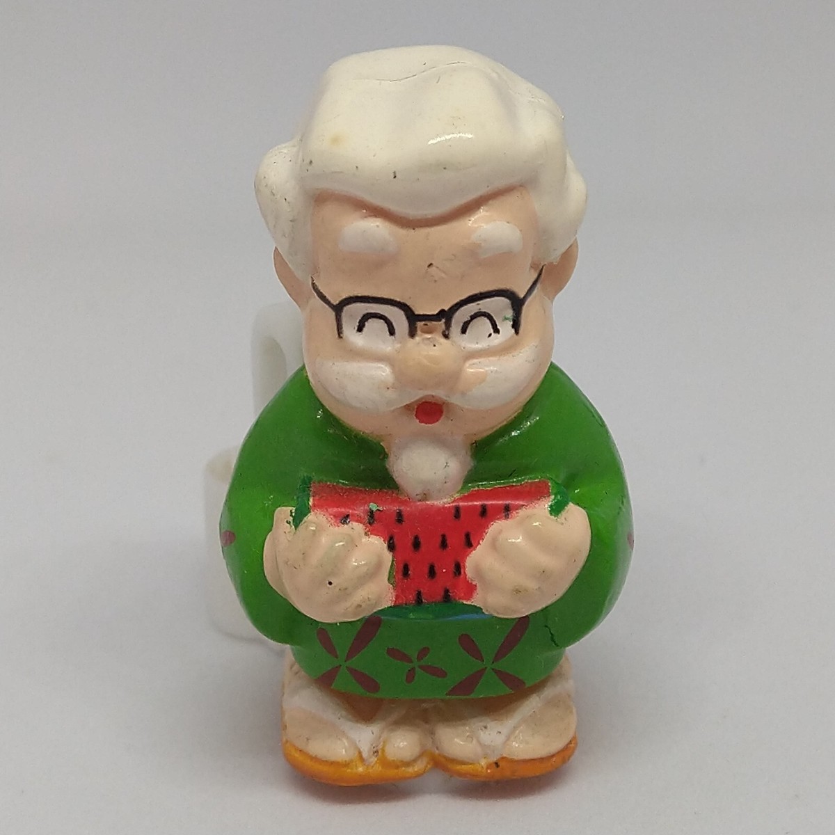 Colonel Sanders Straw Holder Mini Figure Kentucky Fried Chicken