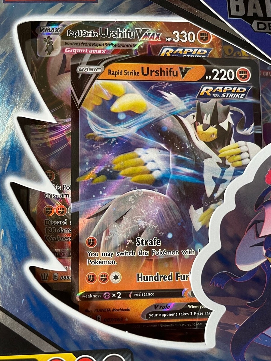 POKÉMON TRADING CARD GAME RAPID STRIKE URSHIFU VMAX 60 CARD LEAGUE