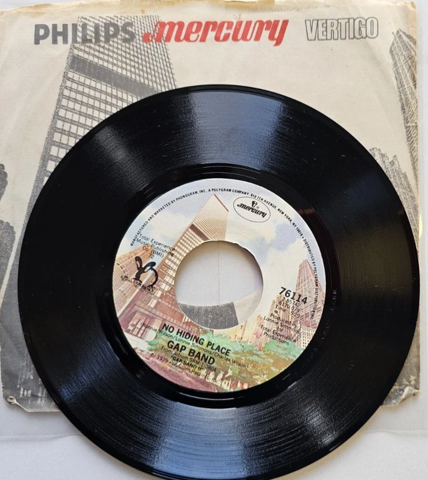 The Gap Band – Humpin 7" vinyl record US import Soul funk 1980 on mercury - Image 2 of 4