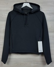 Lululemon Women  s Smooth Spacer Hoodie Emboss Logo Size 8   Black BLK 44473