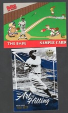 Babe Ruth Lot of 2  2022 Diamond Kings The Art of Hitting #8 /1992 Popeye Sample