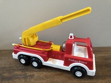 Vintage Fisher Price Fire Truck Engine 1988 Truck Only 2361