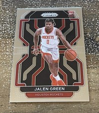 2021-22 Panini Prizm Basketball JALEN GREEN Base Rookie Card #306 Rockets RC
