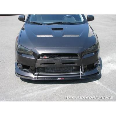APR Performance Carbon Fiber Wind Splitter for w/ OE Lip Lancer Evolution X 10
