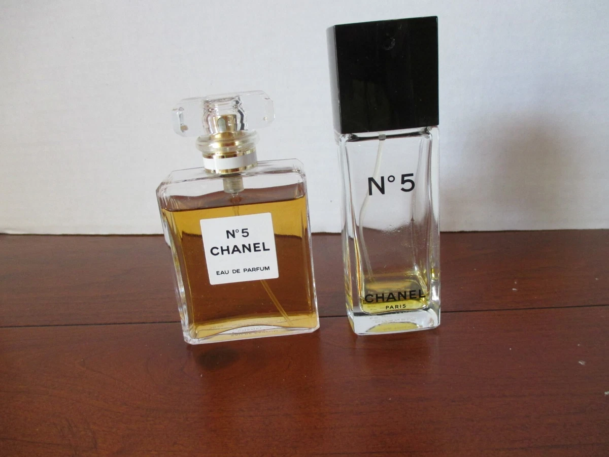 CHANEL No 5 EAU DE PARFUM 1.7 FL OZ SPRAY BOTTLE FRANCE 90% full