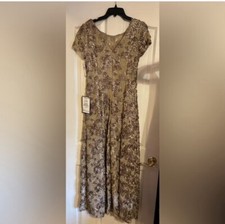 Stunning Embroidered Evening Gown by ALEX - Size 6 - NWT