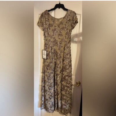 Stunning Embroidered Evening Gown by ALEX - Size 6 - NWT | eBay