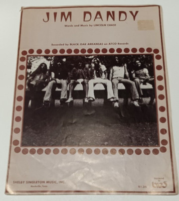 Jim Dandy by Lincoln Chase - Black Oak Arkansas - Shelby Singleton (1969) - RARE