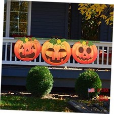 Halloween Bunting Banner Pumpkin Decorations - fall Bunting banner Pumpkins Red