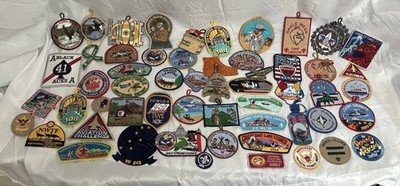 Boy Scout Patch Lot Eagle 60 Patches Florida NASA Jamboree BSA Vtg 2000s