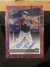 2020 Donruss Optic Alex Kirilloff Rated Prospects Pink Velocity Auto #RPS-AK