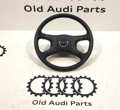 NEU Original NOS Leder Lenkrad Lederlenkrad Audi 80 90 Cabrio Coupe B3 B4 Typ89 - Bild 1 von 4