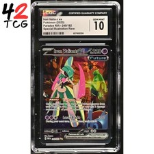 CGC Gem Mint 10 Iron Valiant ex 249/182 Pokémon Paradox Rift PAR EN on eBay