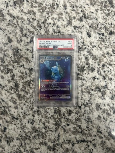 Pokémon Blastoise ex SV151 200/165 PSA 9 Holo Special Illustration Rare