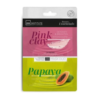Peel-Off Gesichtsmaske Rosa Tonerde Papaya Duo IDC Institute 12g Hautpflege