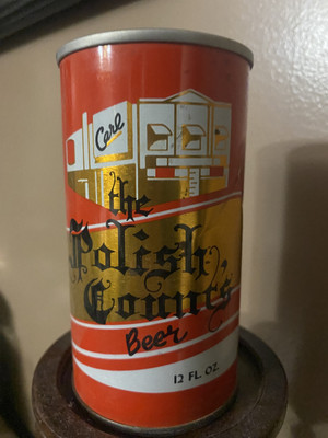 beer cans flat top The Polish Counts Beer Can Empty Collectible