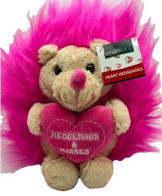 Plush Hearts Hedgehog Hedgehugs and Kisses Stuffies Pink LOVE Troll Look