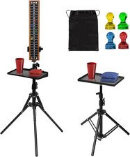 2 Sets Cornhole Scoreboard with Drink Holder, Score Keeper Set for Cornhole Game
