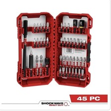 Milwaukee SHOCKWAVE Impact Duty Alloy Steel Screw Driver Bit Set 45-Piece 