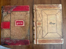 Historical Antique Mexican Ledgers 1890 & 1915 - Don Sebastian B de Mier Estate
