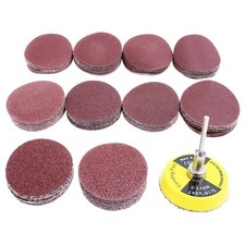 100 Pack 2 Inch Sanding Discs Kit Polishing Pads Plate 40 60 80 100 120 150