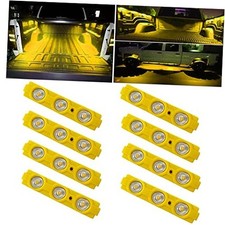 8PCS Led Truck Bed Lights Kit,Pickup Bed Lighting Kit,Rock Light with Yellow