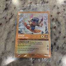 Disney Stitch-Carefree Snowboarder 42/P3 Lorcana Promo Foil SEALED
