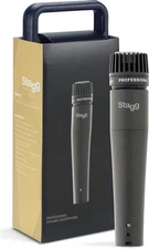 Stagg SDM70 - Pro Grade Instrument Dynamic Microphone with Cable and Case - NEW