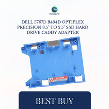 Dell F767D R494D Optiplex Precision 3.5" to 2.5" SSD Hard Drive Caddy Adapter