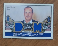 Landon Donovan 2011 Dual Memorabilia Upper Deck Goodwin Champions #M2-LD MLS BB 