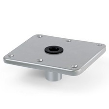 Boat Seat Base Mount Boat Seat Pedestal Base Mount Plate for 3/4" Pin Post So