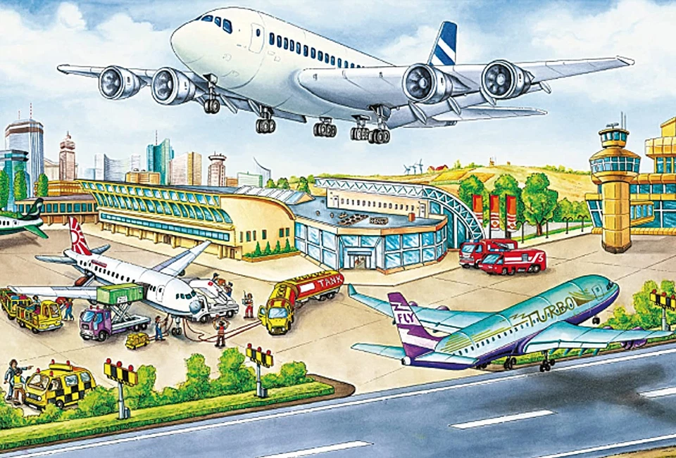 SCHMIDT, 4 puzzle 26 e 48 pezzi Mezzi di trasporto, , SCM56508 - Immagine 4 di 4