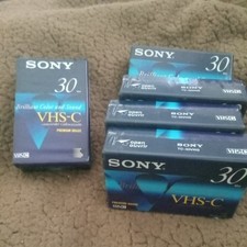 Sony Brilliant Sound  Color VHS-C Cassette Tape For Camcorders Premium Grade