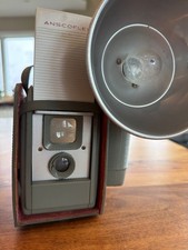 Anscoflex Vintage Flash Camera Leather Case Untested