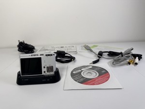 Casio Exilim EX-S500 Camera Bundle Silver Y2K Complete