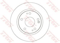 2X Bremsscheibe Hinterachse FüR Honda Civic X SchräGheck