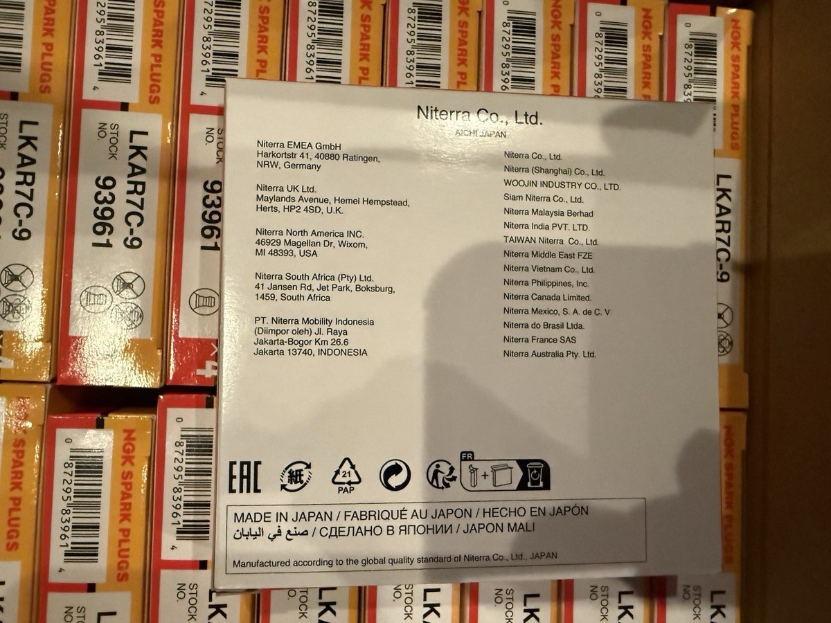 ヴェルデ NEW NGK Spark plug LKAR7C-9 NGK 93961 Mercury # 8M0135348 33