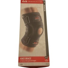 Rodillera McDavid 429 nivel 3 bisagras engranadas de alta resistencia pequeña 13”-14” negra