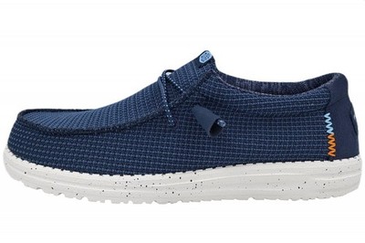 hey dude Herren Wally Sport Mesh Navy Blau 40403-410 Slipper