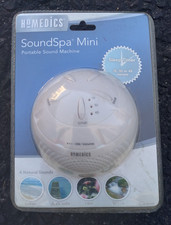 Homedics Portable Sound Machine White Noise 4 Sounds SoundSpa Mini NEW