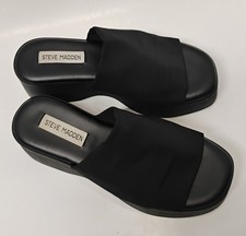 Steve Madden Iconic 90s/Y2K Slinky30 Wedge Platform Slip On Sandal Size 38 Italy