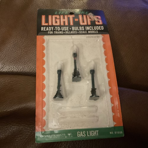 Lámparas de calle vintage realistas con luz de gas No. Modelo Train Village 01505 Nuevo de Lote Antiguo | Zustand: New