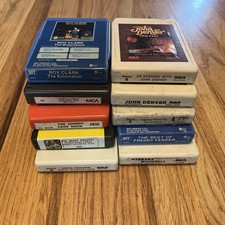 Lot Of 10 Country 8 Track Tapes Tested Working