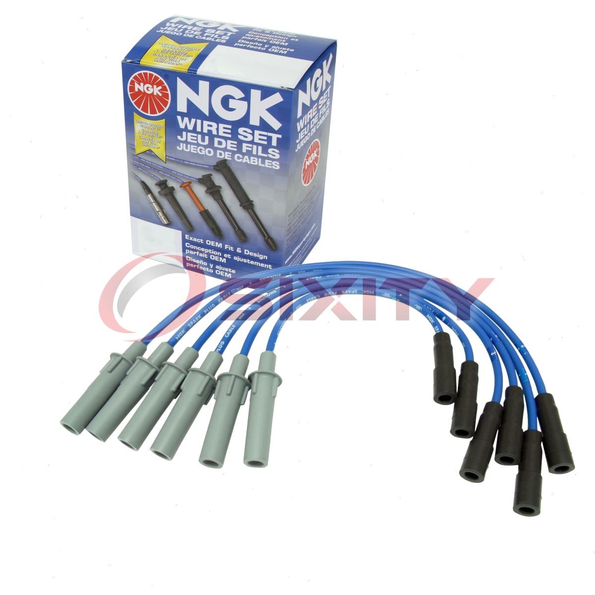 NGK Spark Plug Wire Set for 2001-2010 Chrysler Town  Country 3.3L 3.8L V6 gv