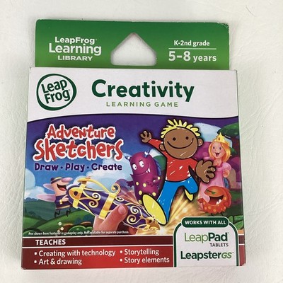 Leap Frog Creativity Learning Game Adventure Sketchers Draw Play Create New 2013