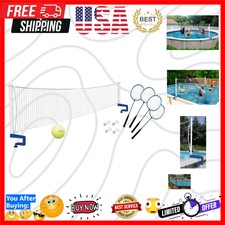 Portable Above-Ground Volleyball & Badminton ...