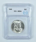 1949 Franklin Half Dollar MS64 ICG