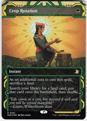 Crop Rotation Foil 51 Secrets of Strixhaven Magic the Gathering | eBay