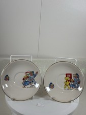 Pair Of Andy Pandy Keele Street Pottery Saucers 
