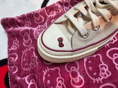 Size 7 Hello Kitty x Swarovski x Converse Chuck Taylor 70 Swarovski